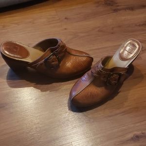 FRYE shoes heels clogs